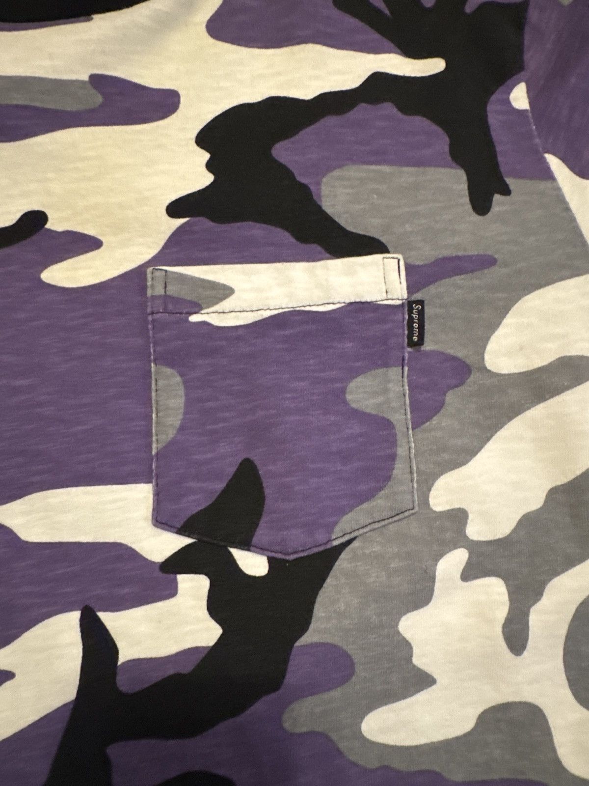 Supreme Purple Camo Long-sleeve Tee Size US XL / EU 56 / 4 - 3 Thumbnail