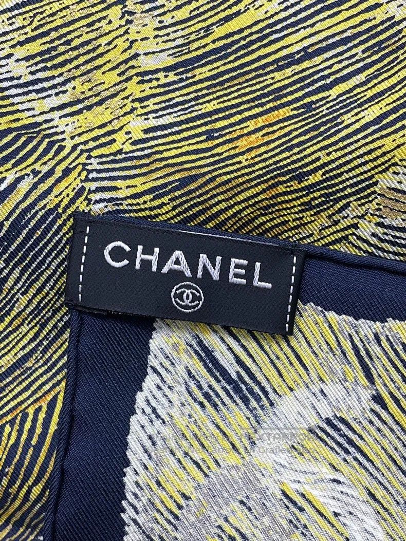 Chanel Chanel Colour-matched 90*90 silk scarf Size ONE SIZE - 5 Thumbnail