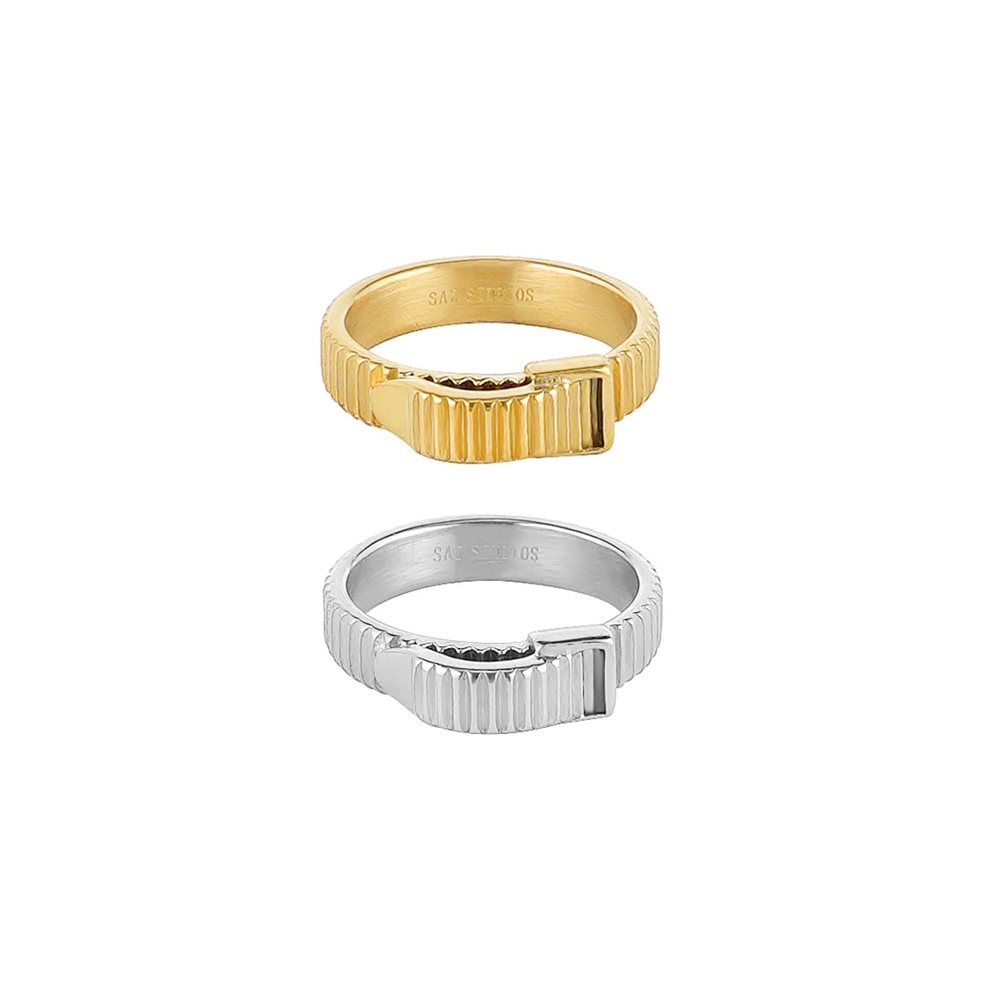 Jewelry Crazy Jewelry Rings Open Size Chrome Ring (Size 7-13) Size ONE SIZE - 5 Thumbnail
