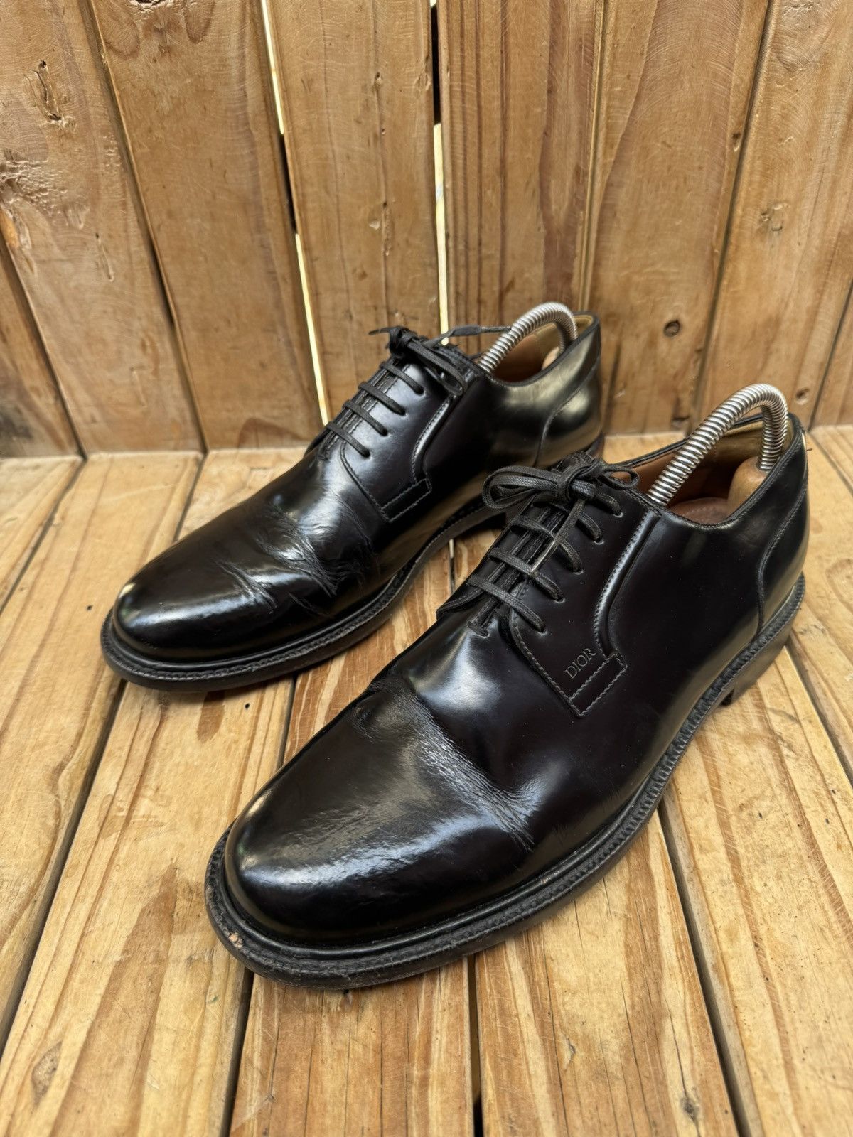 Christian Dior Monsieur Christian Dior black leather derby dress Shoes EUR 41 UK 7 Size US 8 / EU 41 - 14 Thumbnail