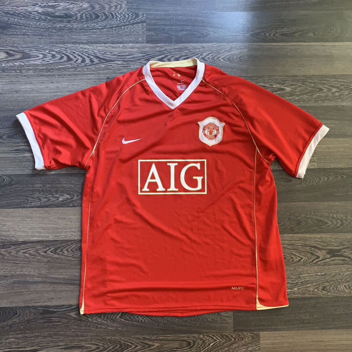 Nike Manchester United 2006-2007 Soccer Jersey Size-XL Size US XL / EU 56 / 4 - 1 Thumbnail