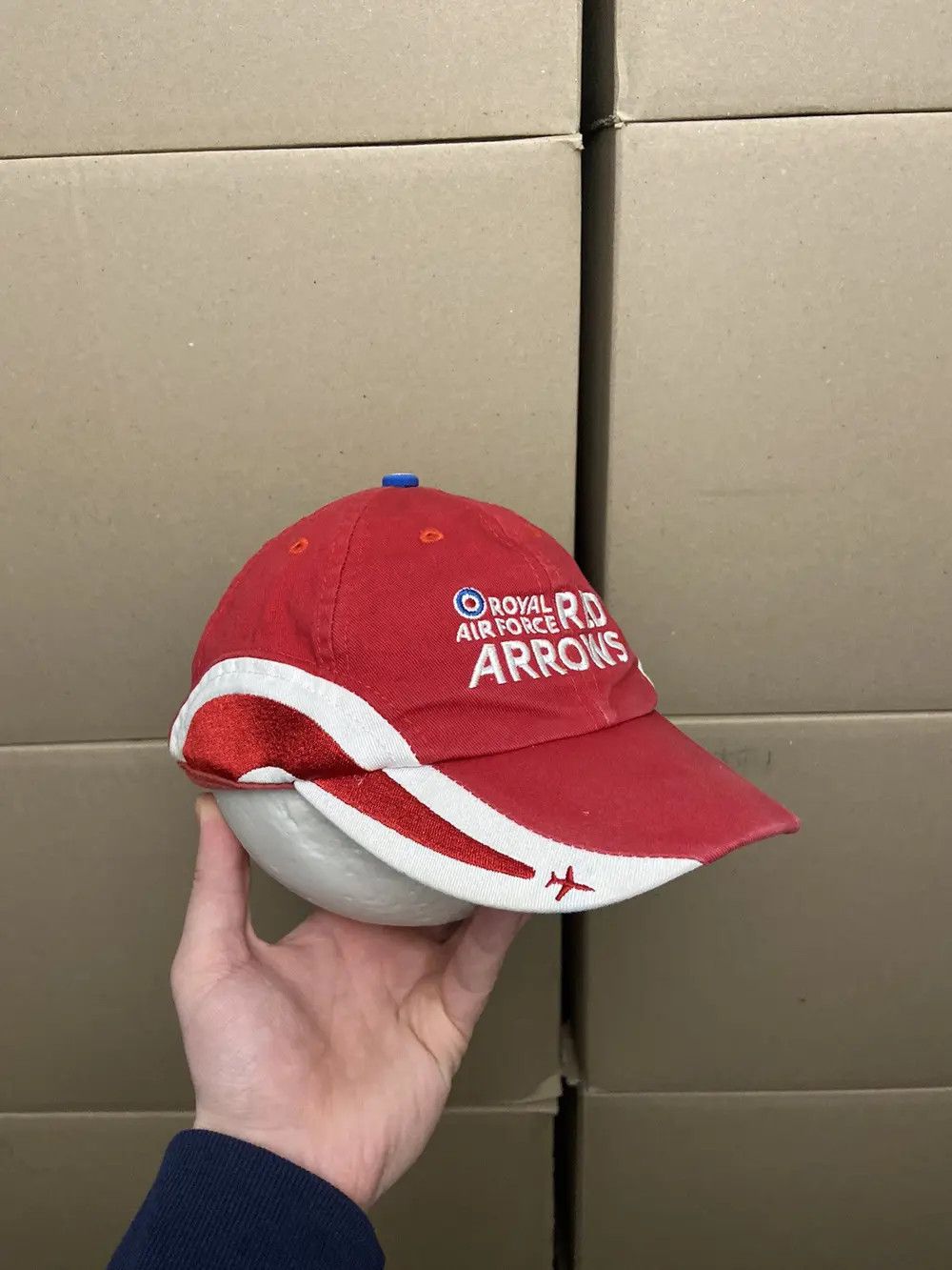 Vintage 🦅 VINTAGE RED ARROWS USA AIR FORCE CAP HAT MILITARY AVIATOR Size ONE SIZE - 5 Thumbnail