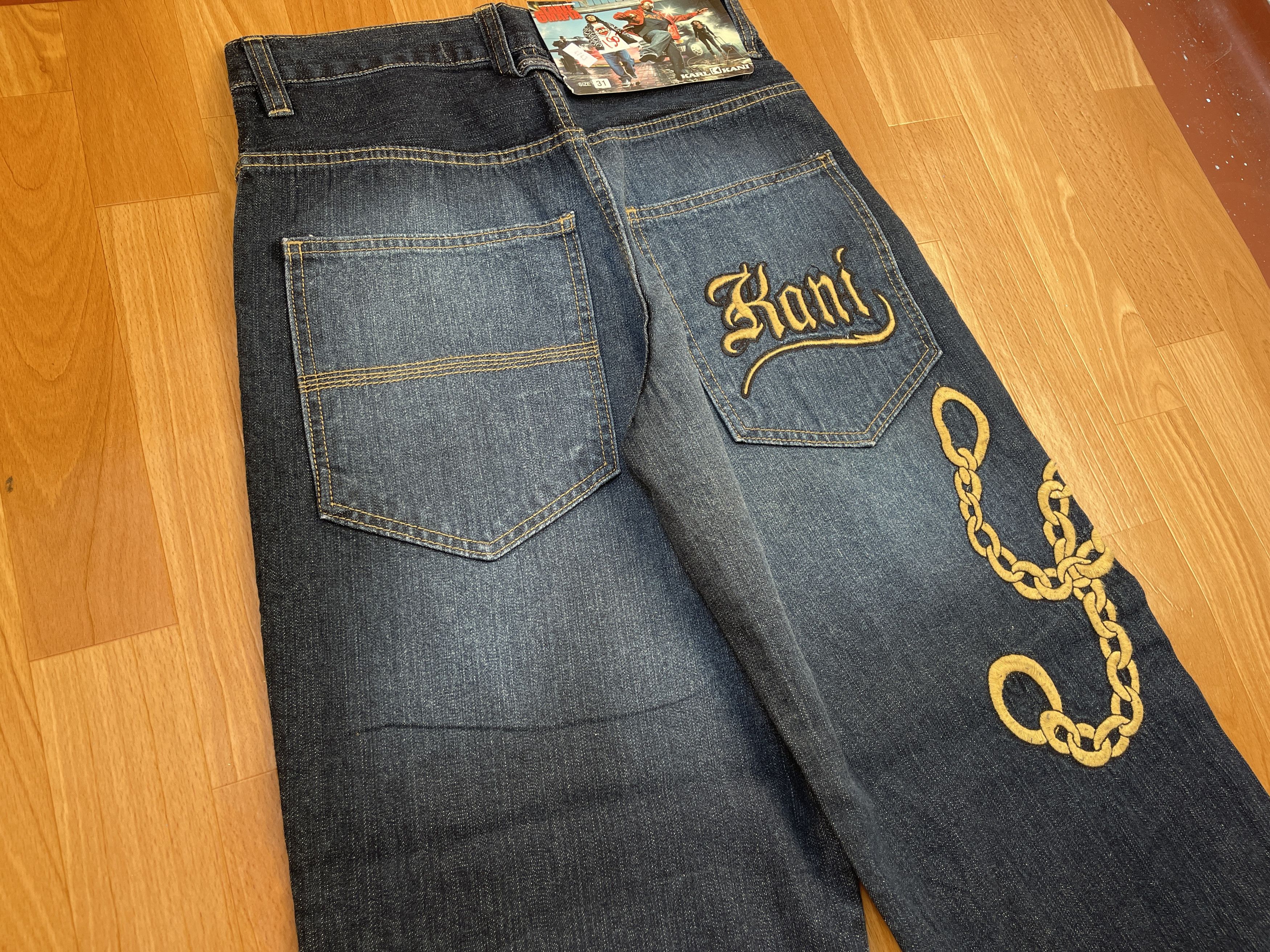 Karl Kani KARL KANI jeans, baggy, vintage Kani jeans, 90s hip hop W 28 Size US 28 / EU 44 - 4 Thumbnail
