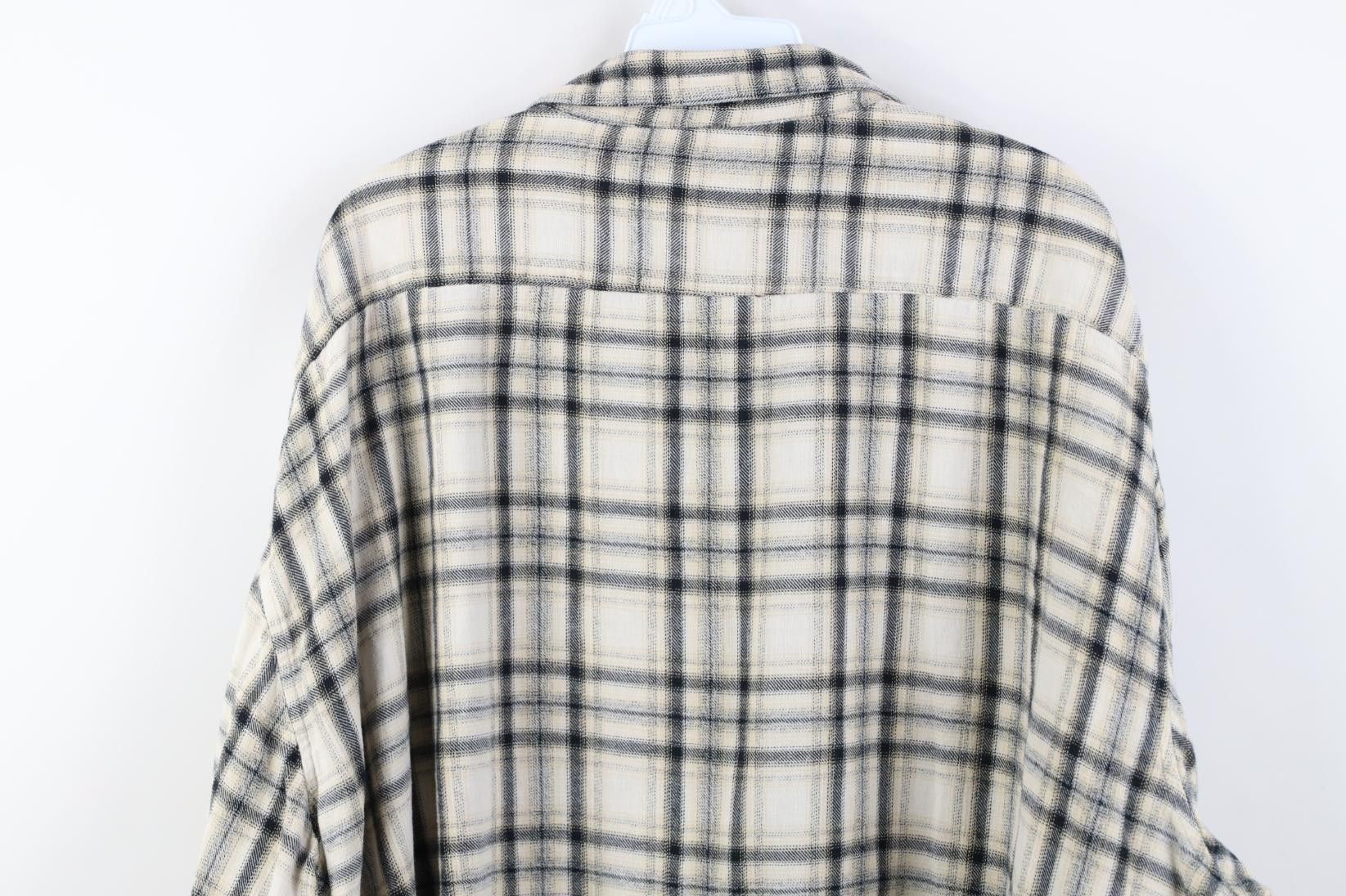 Vintage Vintage 90s Streetwear Single Needle Flannel Button Shirt Size US XXL / EU 58 / 5 - 13 Thumbnail