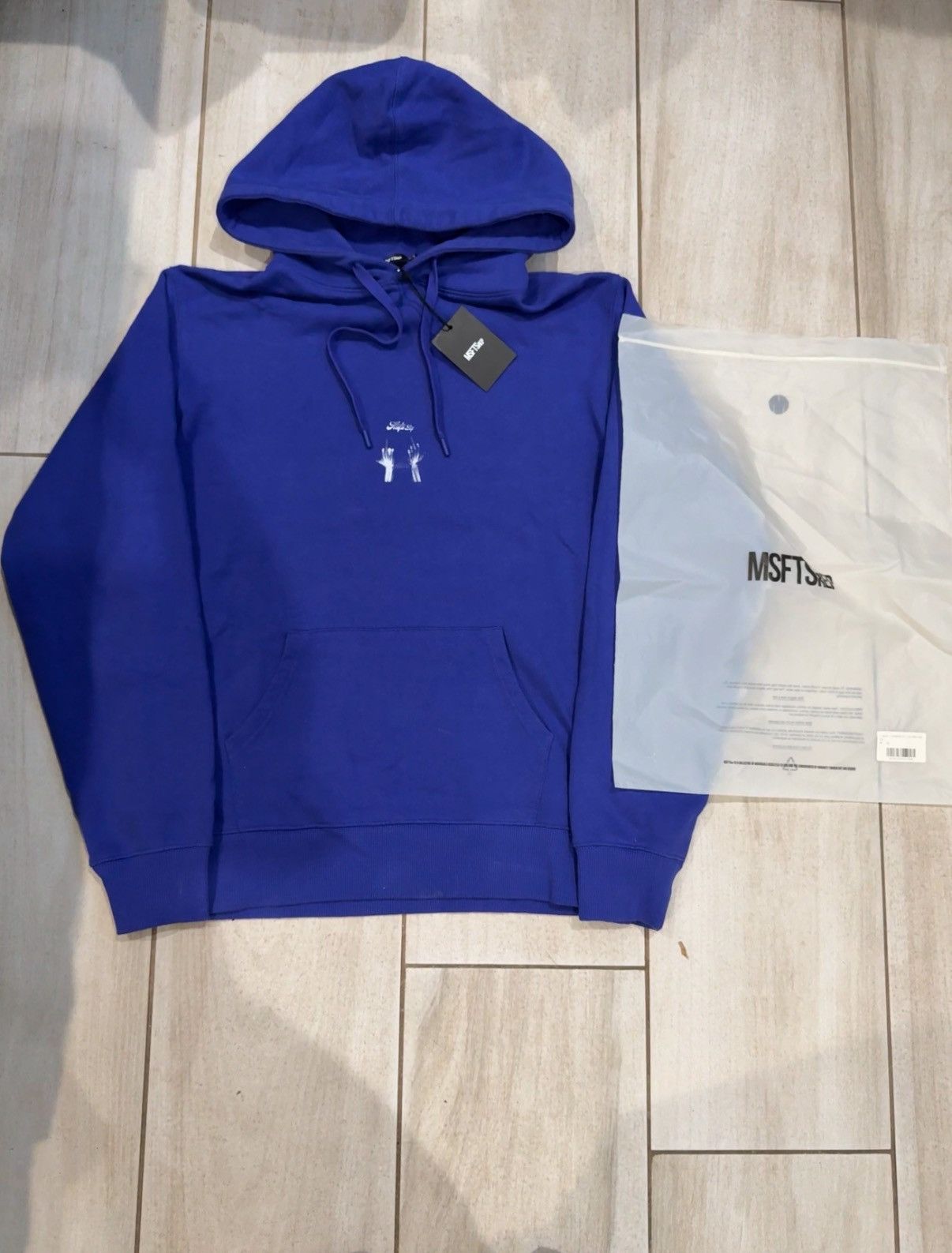 Jaden Smith × Msftsrep Msftsrep FW/21 RARE PURPLE Middle Finger Print Hoodie Size US S / EU 44-46 / 1 - 6 Thumbnail