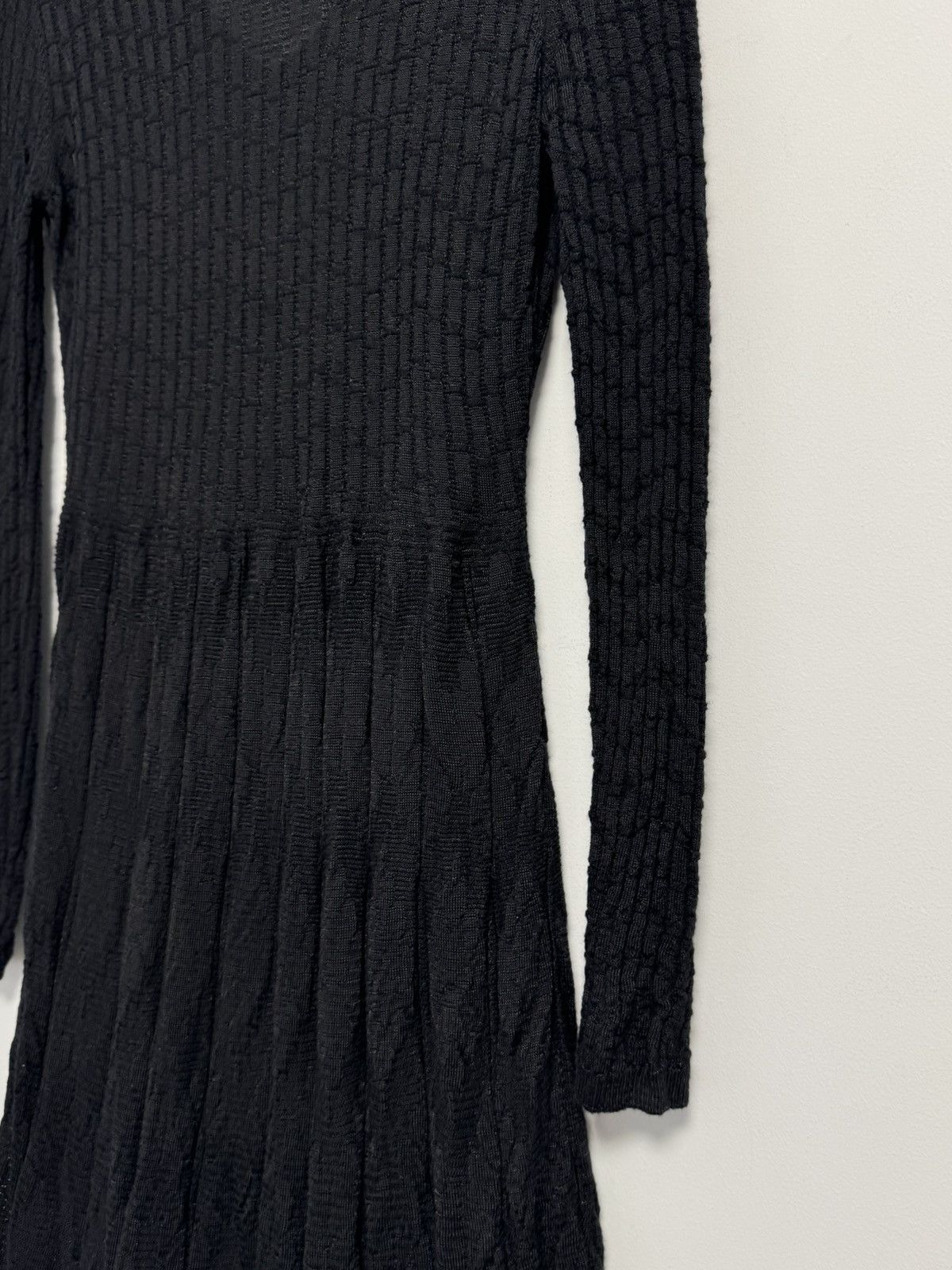 Missoni Missoni Black Knit Long Sleeve Dress Women’s Size L / US 10 / IT 46 - 15 Thumbnail