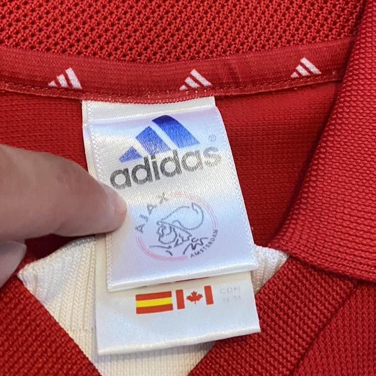 Adidas 2001-02 Machlas Ajax Amsterdam Netherland Home Size US M / EU 48-50 / 2 - 7 Thumbnail