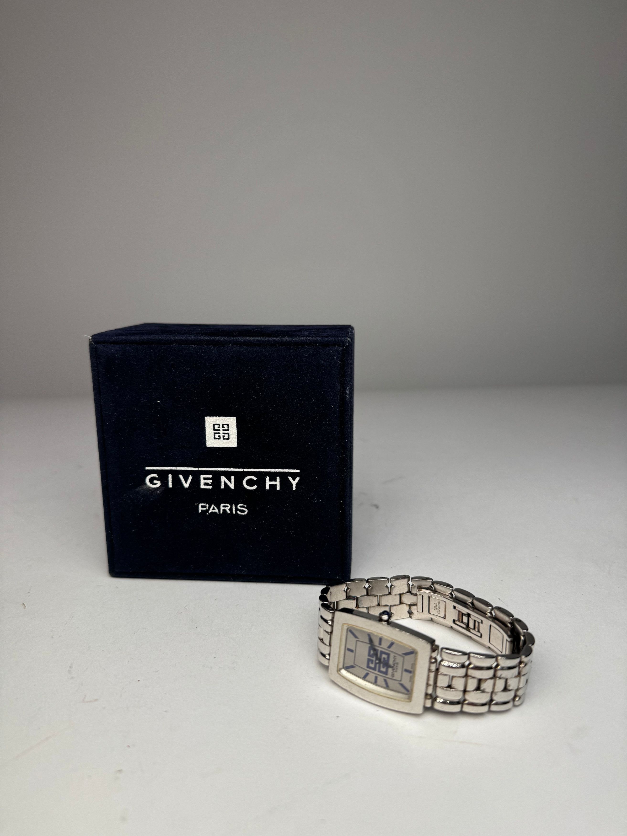 Givenchy Vintage Steel Quartz Watch Silver Size ONE SIZE - 1 Thumbnail