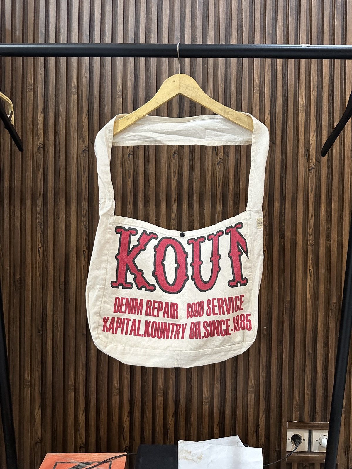 Kapital Kountry Kapital Kountry Cotton twill totebag Size ONE SIZE - 1 Thumbnail