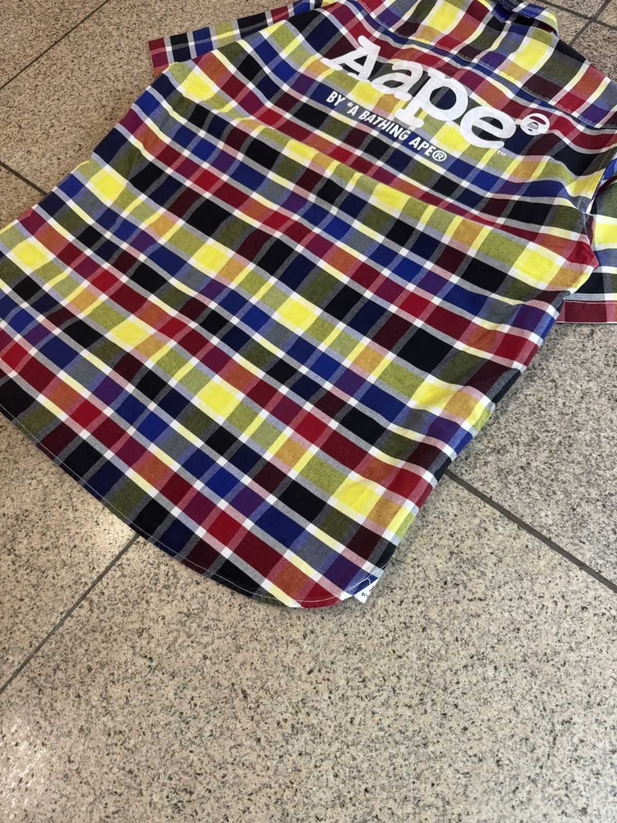 Aape Aape plaid short-sleeved shirt Size US XL / EU 56 / 4 - 11 Thumbnail