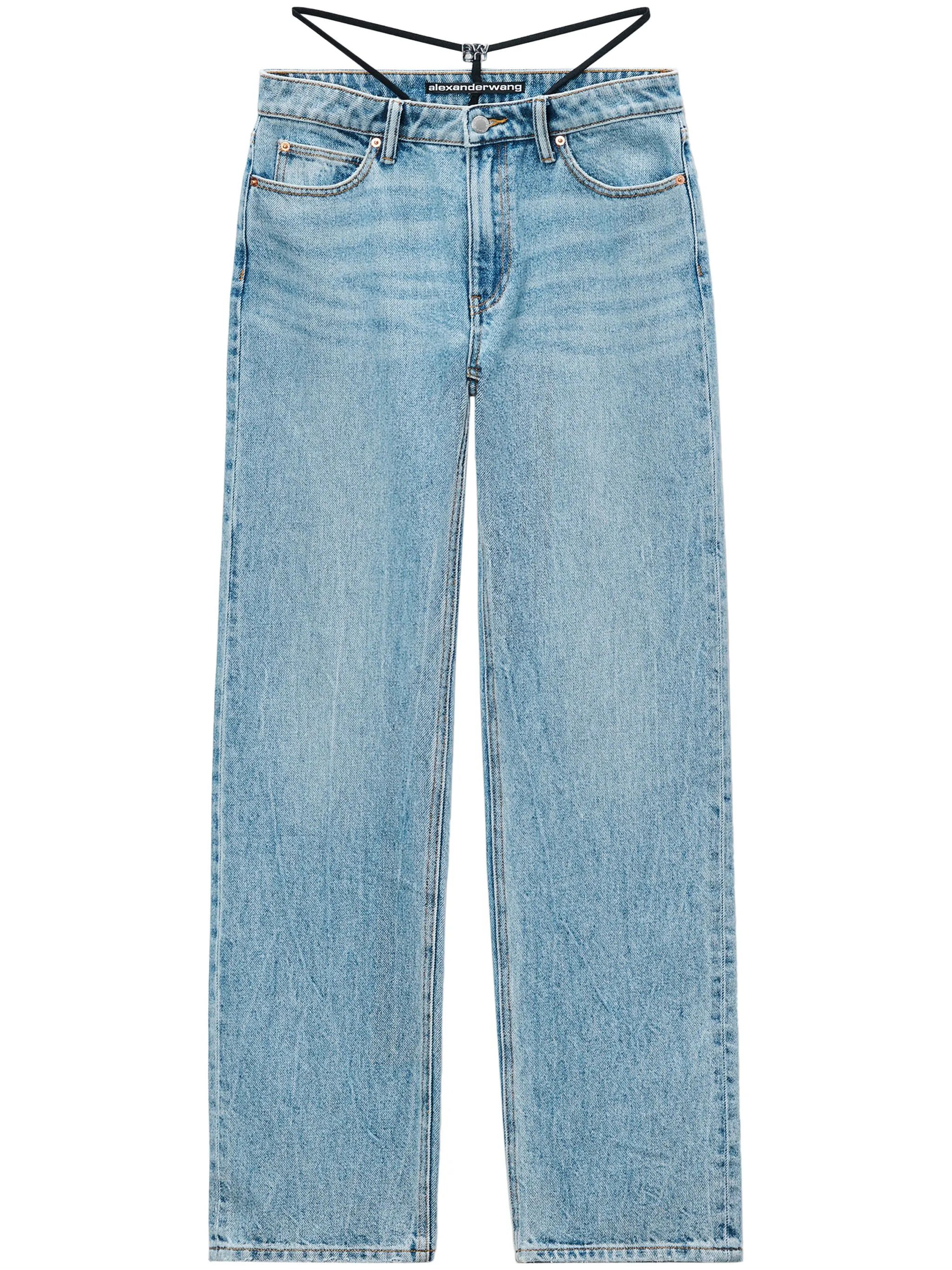 Alexander Wang o1s22i1n0225 Straight Jeans in Blue Size 27" / US 4 / IT 40 - 1 Thumbnail