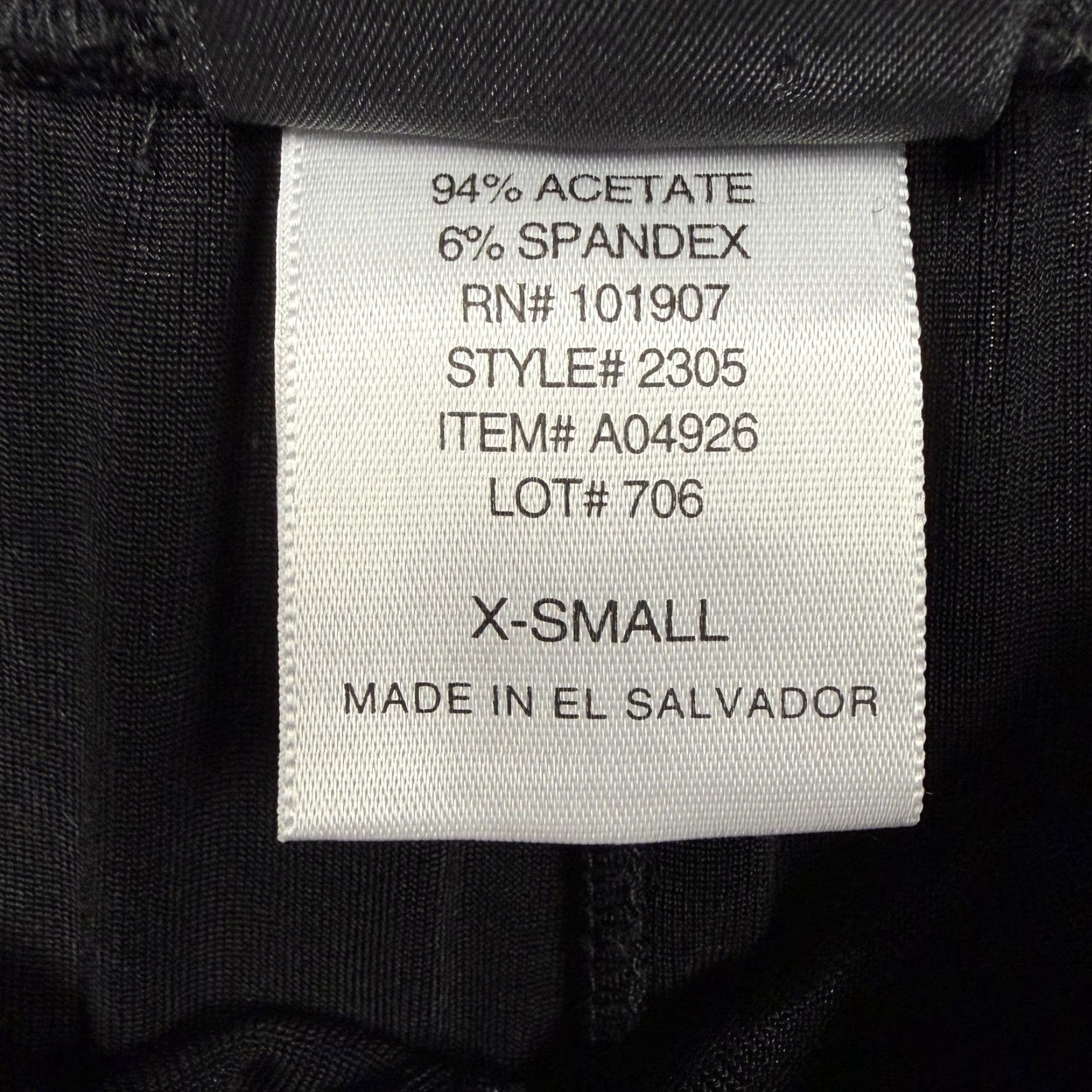 Vintage VINTAGE Citiknits Pants Womens XS Black Wide-Leg Knit Dress Pants Size 26" / US 2 / IT 38 - 6 Thumbnail