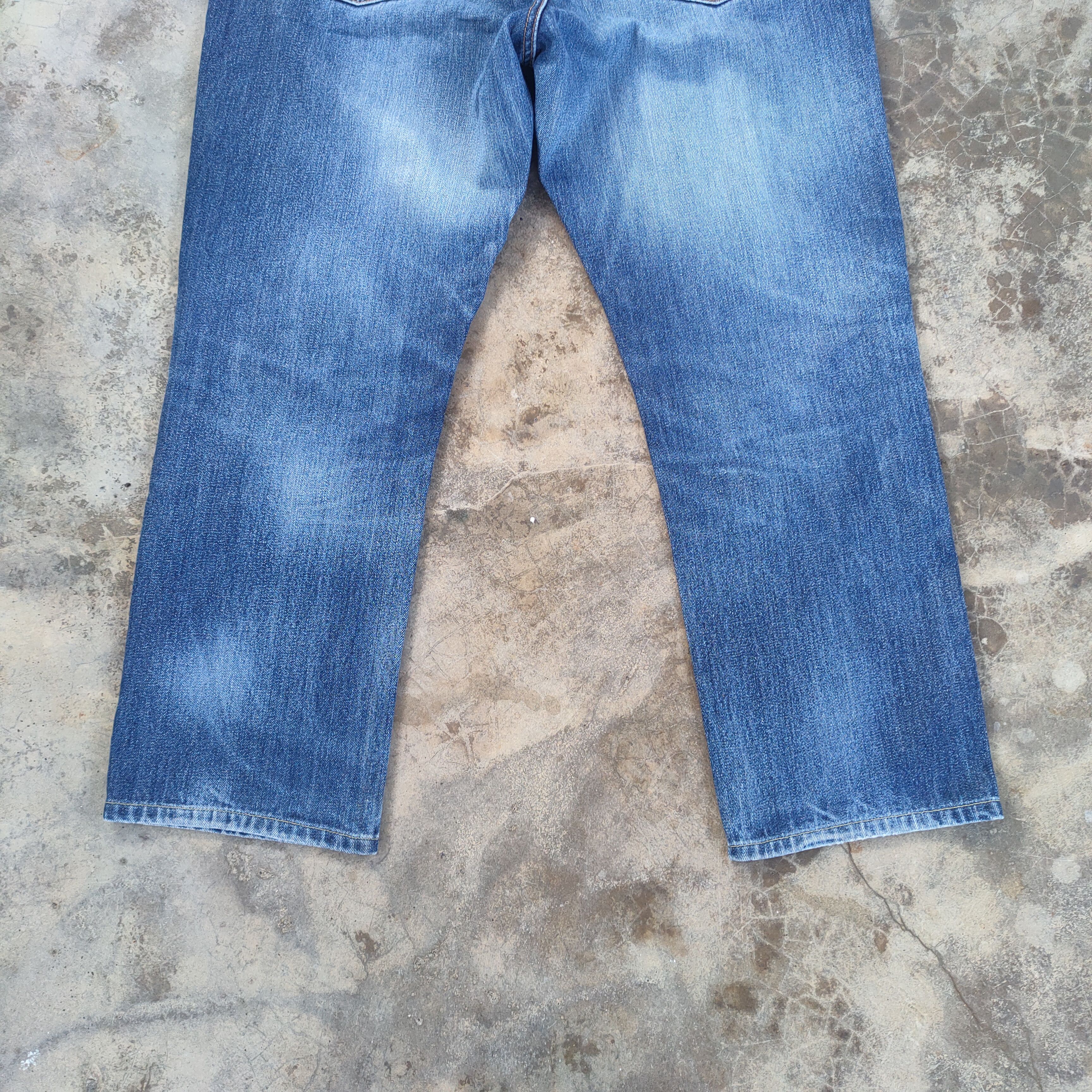 Japanese Brand × Jean × Vintage W38 VINTAGE JAPANESE DISTRESSED FADED JEANS PANTS Size US 38 / EU 54 - 10 Thumbnail