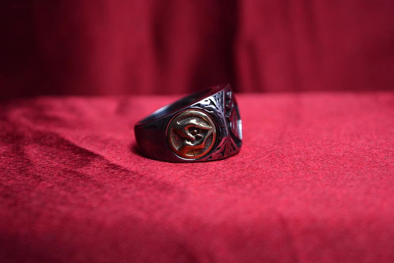 Jewelry Dark Jewelry Rings Open Size Chrome Ring (Size 7-13) Size ONE SIZE - 5 Thumbnail