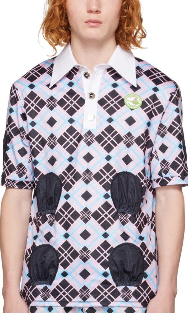 Chopova Lowena Chopova Lovena Multicolored Patterned Polo Size US L / EU 52-54 / 3 - 4 Thumbnail