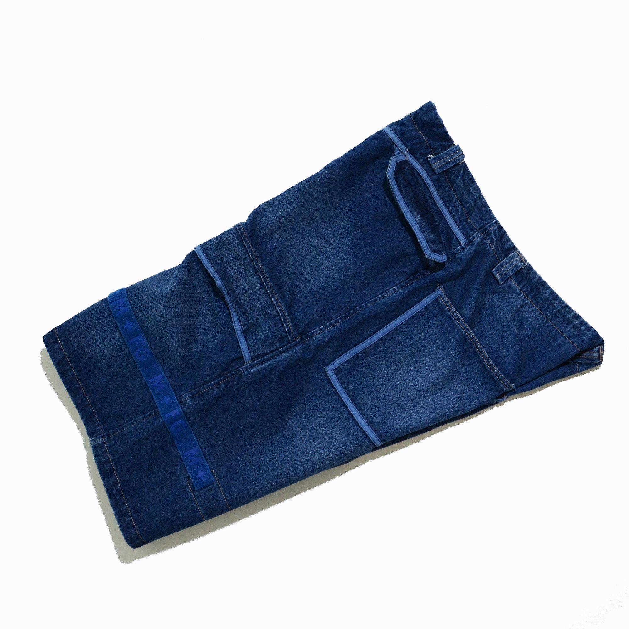 Marithe + Francois Girbaud M+FG W39 Cargo Jorts Heavy Duty Hiphop Y2K Craft Size US 39 - 3 Thumbnail