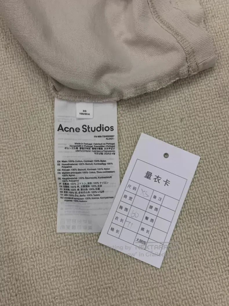 Acne Studios Acne Studios Distressed Casual Two-Piece Printed Sheer Sho Size XS / US 0-2 / IT 36-38 - 4 Thumbnail