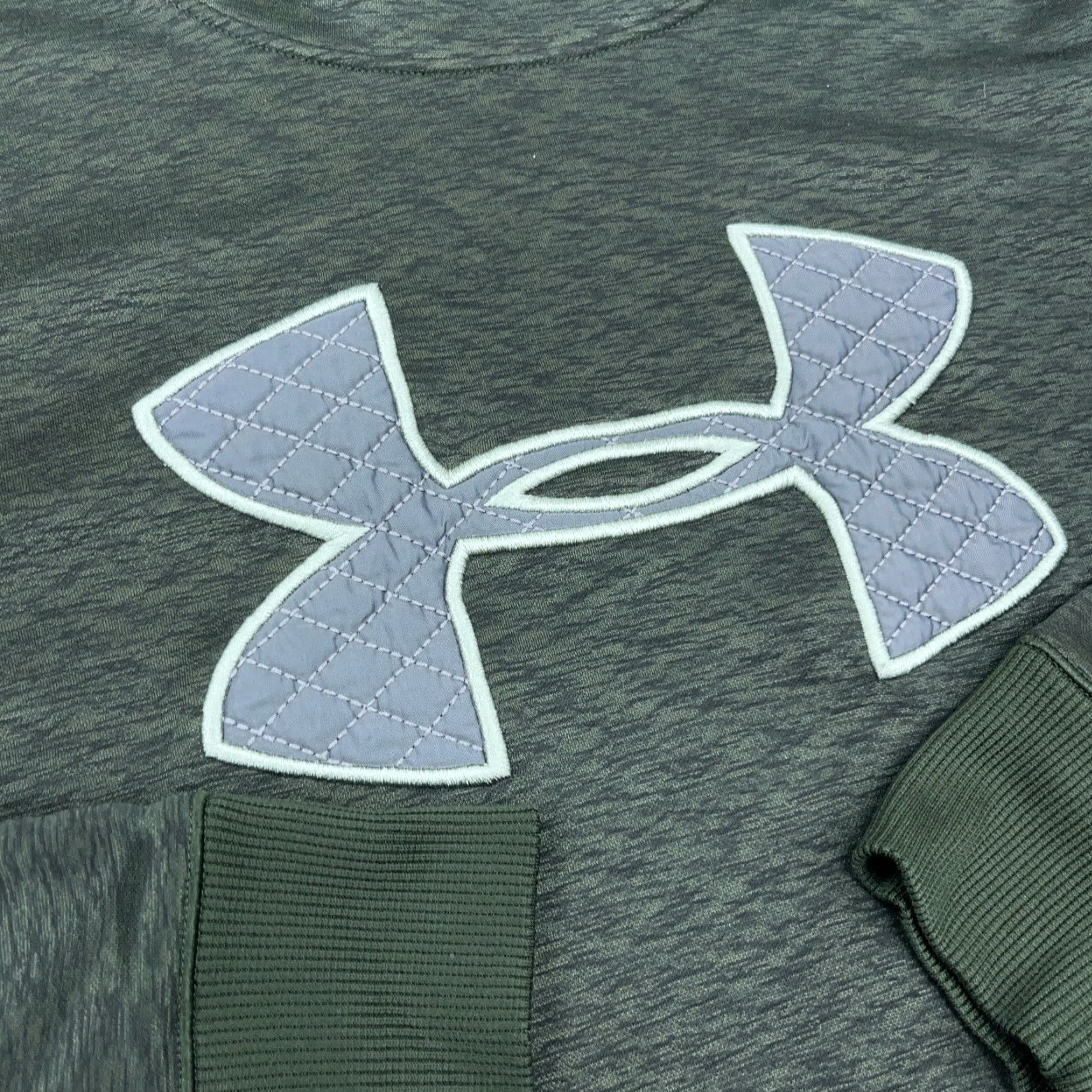 Under Armour Under Armour Hoodie Women Small Green Sweatshirt Pullover Logo All Seasons Breathable Moisture Wicking No N/A Size S / US 4 / IT 40 - 4 Thumbnail