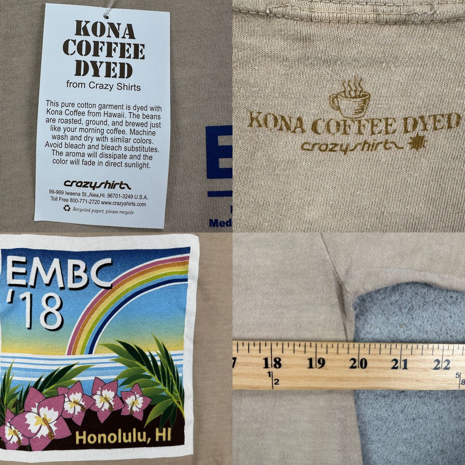 Vintage VINTAGE Honolulu Hawaii Shirt Unisex? (Invalid) Size US M / EU 48-50 / 2 - 8 Thumbnail