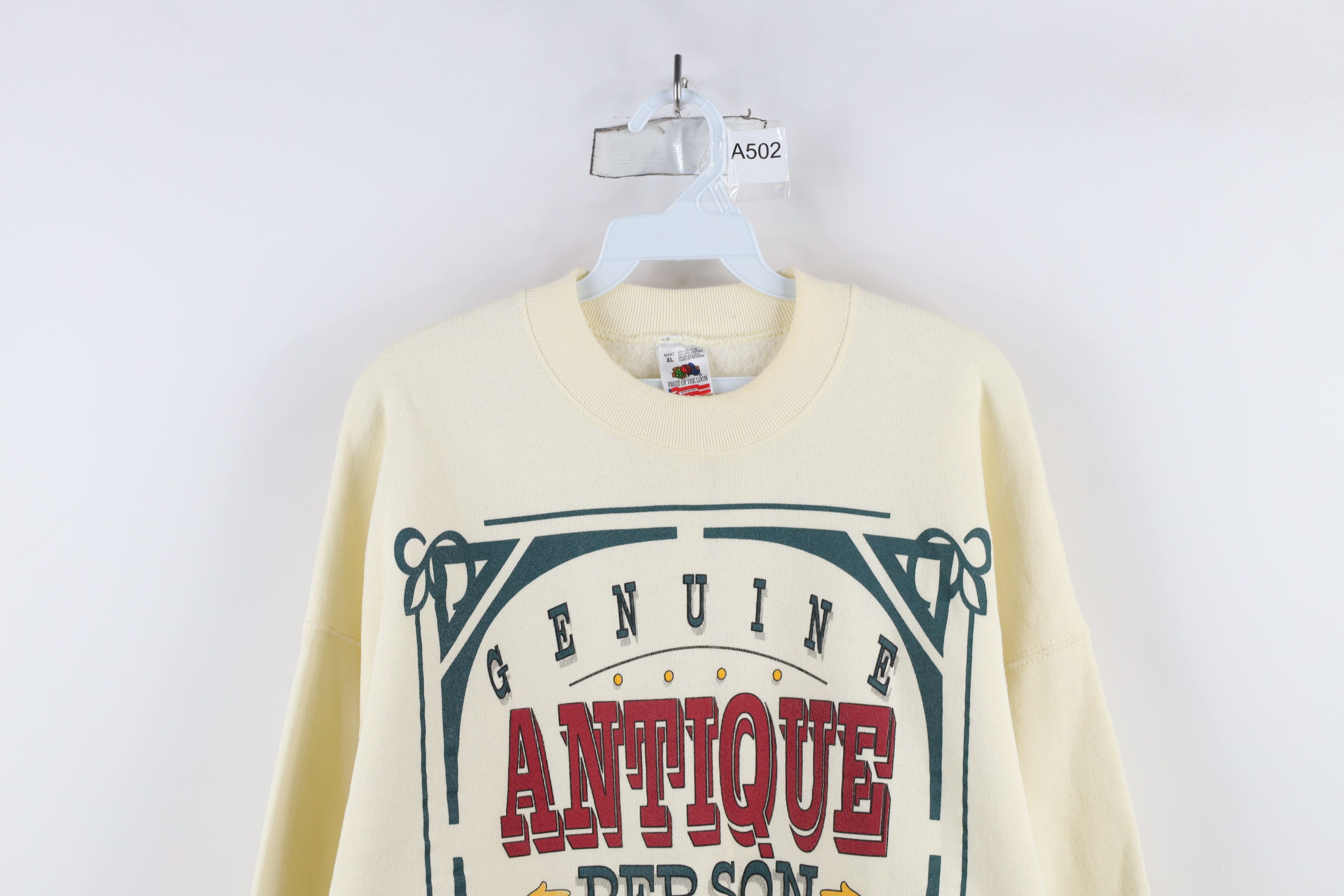 Vintage Vintage 90s Streetwear Person Crewneck Sweatshirt USA Size US XL / EU 56 / 4 - 2 Thumbnail