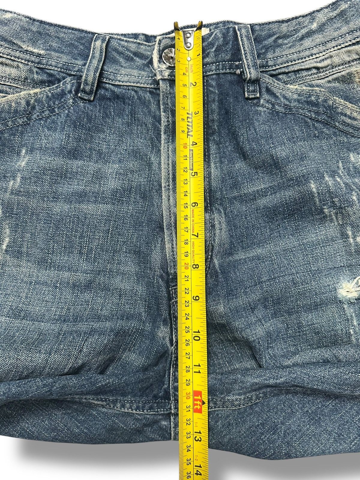 Diesel Vintage Diesel Distressed Ripped Jeans Straight With Faded Size US 34 / EU 50 - 17 Thumbnail