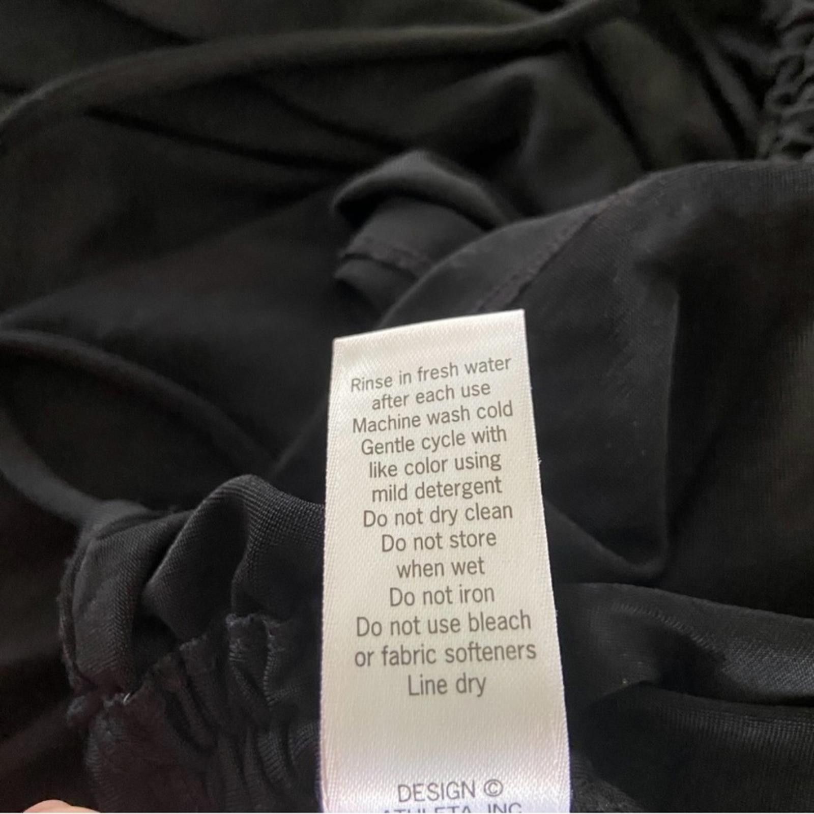 Designer Athleta Bold Black Workout Yoga Tank Top Womens Size Large Size L / US 10 / IT 46 - 7 Thumbnail