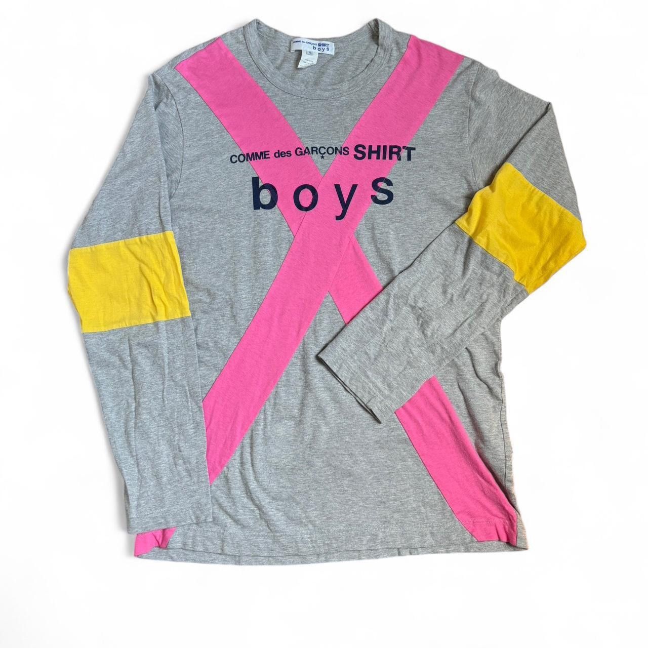 COMME des GARCONS SHIRT BOYS 長袖カットソー COMME DES GARCONS SHIRT BOY - LONG SLEEVE COTTON T-SHIRT