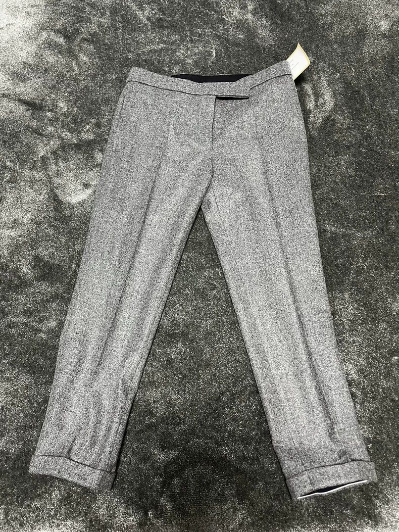 Thom Browne Thom Browne Medium gray flannel trousers Size 26" / US 2 / IT 38 - 1 Thumbnail