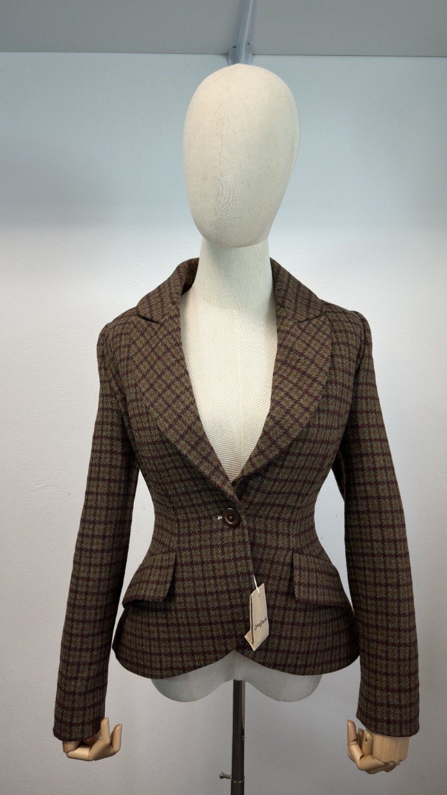 Other Lena Hoschek Women's Montgomery Wool Jacket herb garden Size XS / US 0-2 / IT 36-38 - 3 Thumbnail