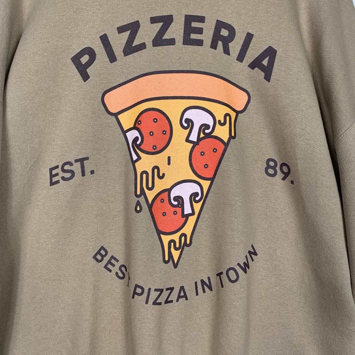 Japanese Brand Pizzeria Big Logo Crewneck Sweatshirt Size US M / EU 48-50 / 2 - 10 Thumbnail