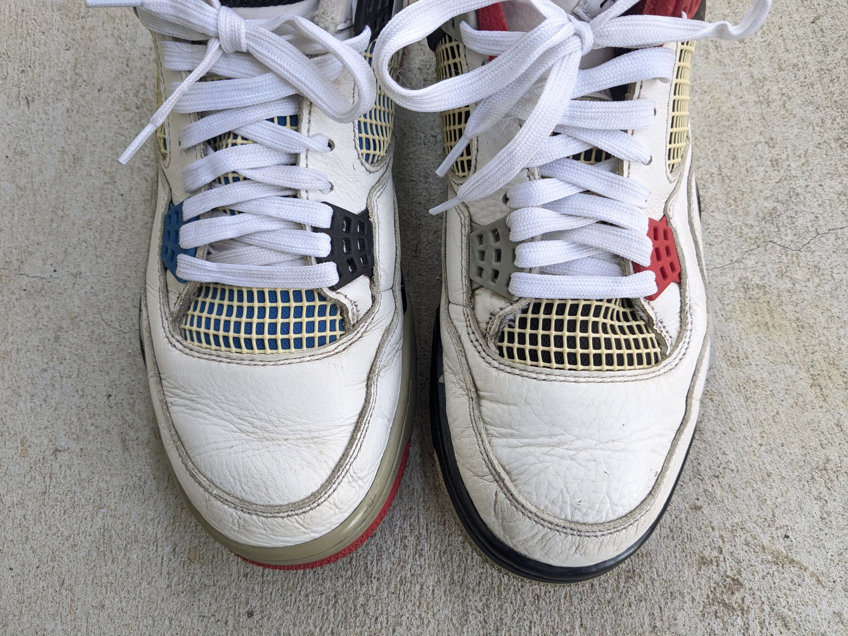 Jordan Brand Nike Air Jordan 4 Retro What The 10 CI1184-146 Leather Size US 10 / EU 43 - 5 Thumbnail