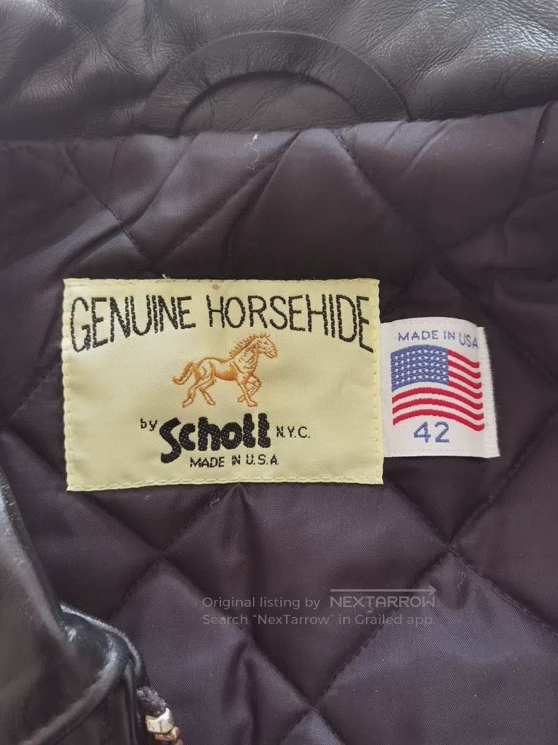 Schott Schott 689H horse fur coat Size US XL / EU 56 / 4 - 4 Thumbnail