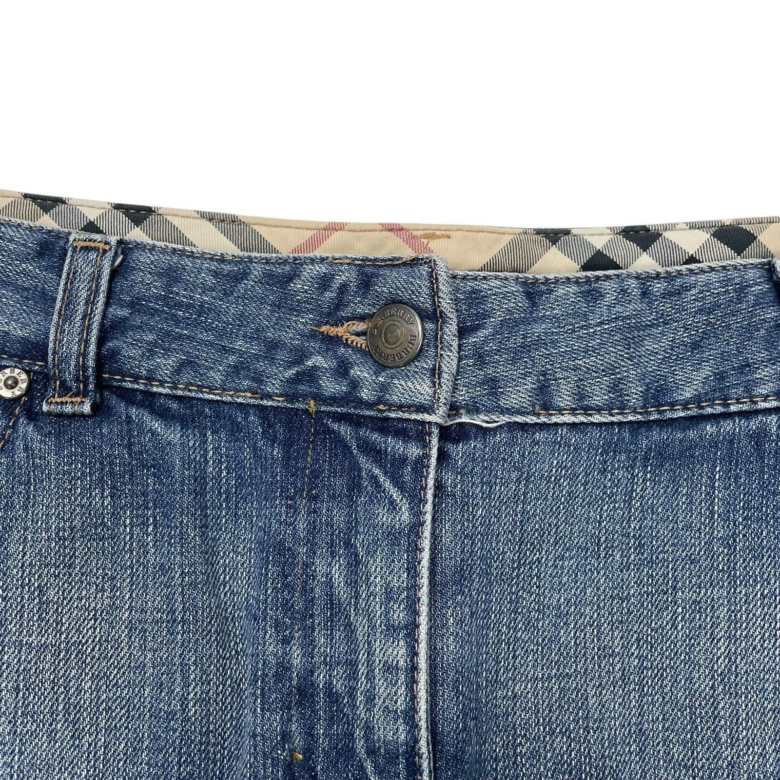 Burberry Burberry Skirt Belt A-Line Y2K Pleated Skirt Size UK12 Size 30" / US 8 / IT 44 - 3 Thumbnail