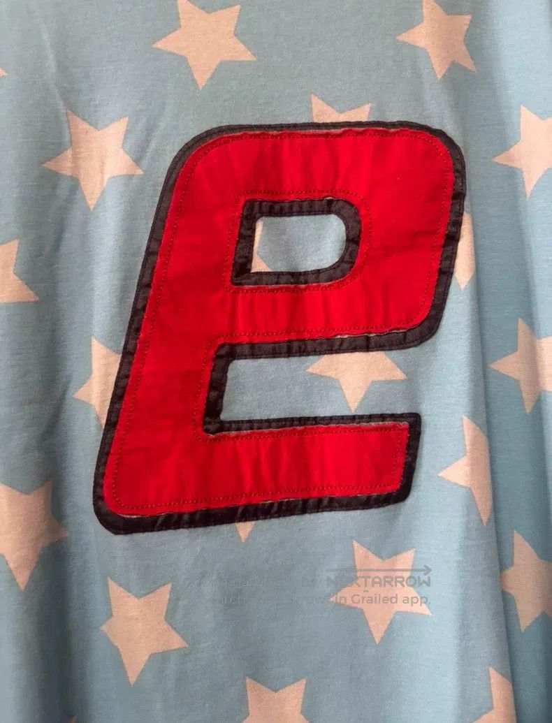 ERL ERL Blue Long Sleeve Star e Patchwork Printed T-Shirt Size US XL / EU 56 / 4 - 3 Thumbnail