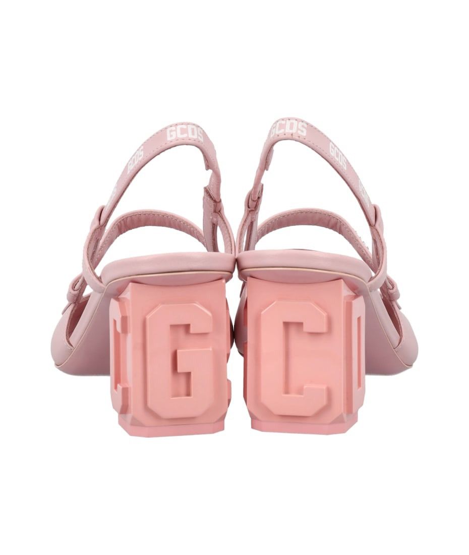 GCDS GCDS Lilit Two-tone Slingback Pumps In Pink NEW Size US 7 / IT 37 - 7 Thumbnail
