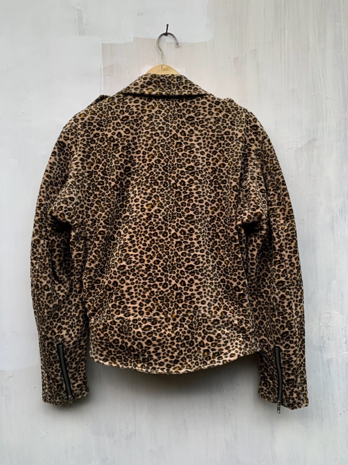 Vintage Vintage devil n bass leopard perfecto motorcycle jacket Size US L / EU 52-54 / 3 - 7 Thumbnail