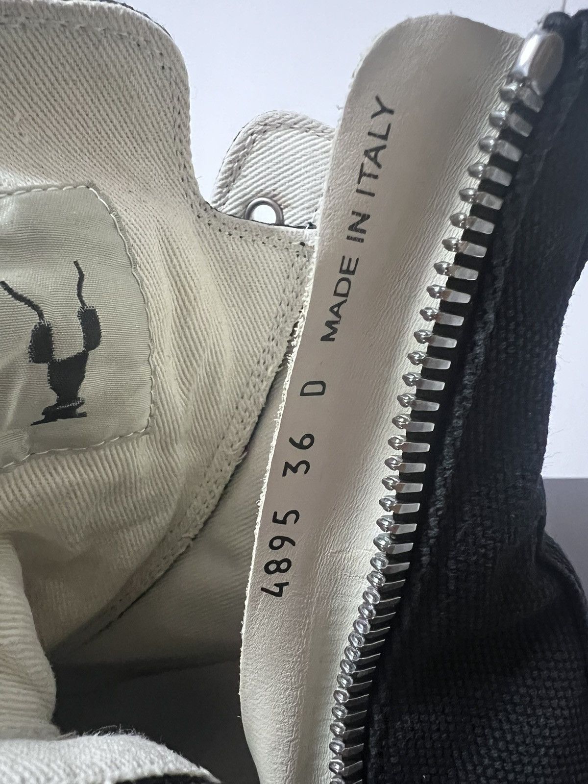 Rick Owens Drkshdw Rick owens ramones high top sneakers sz 36 Size US 6 / IT 36 - 8 Thumbnail
