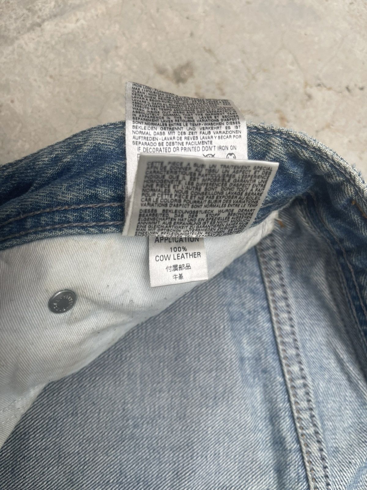 Diesel Diesel Viker Wash 008A2 Distressed Straight Leg Jeans 29x32 Size US 29 - 9 Thumbnail