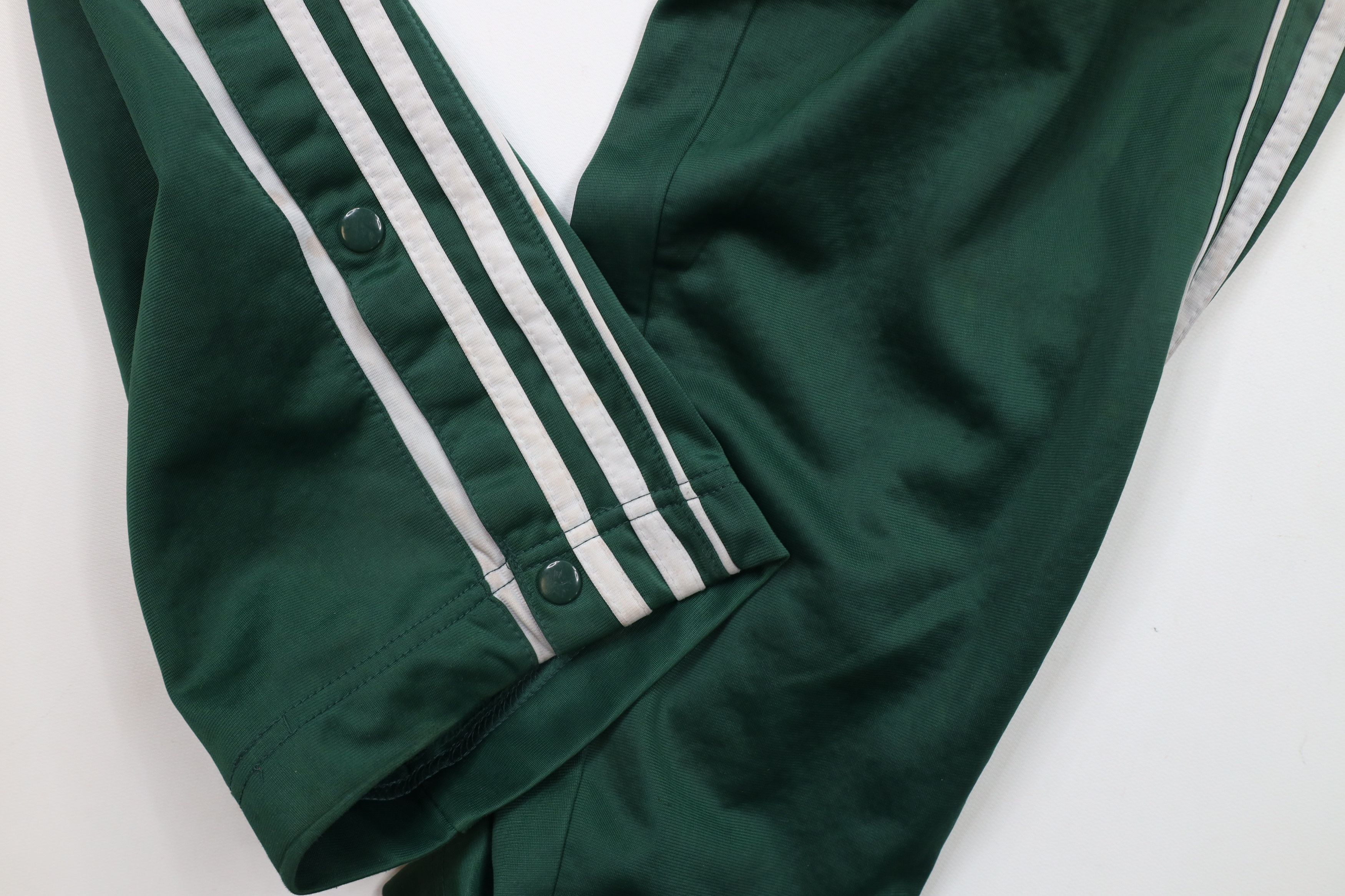 Vintage Vintage 90s Streetwear Striped Tearaway Sweatpants Green Size US 36 / EU 52 - 7 Thumbnail