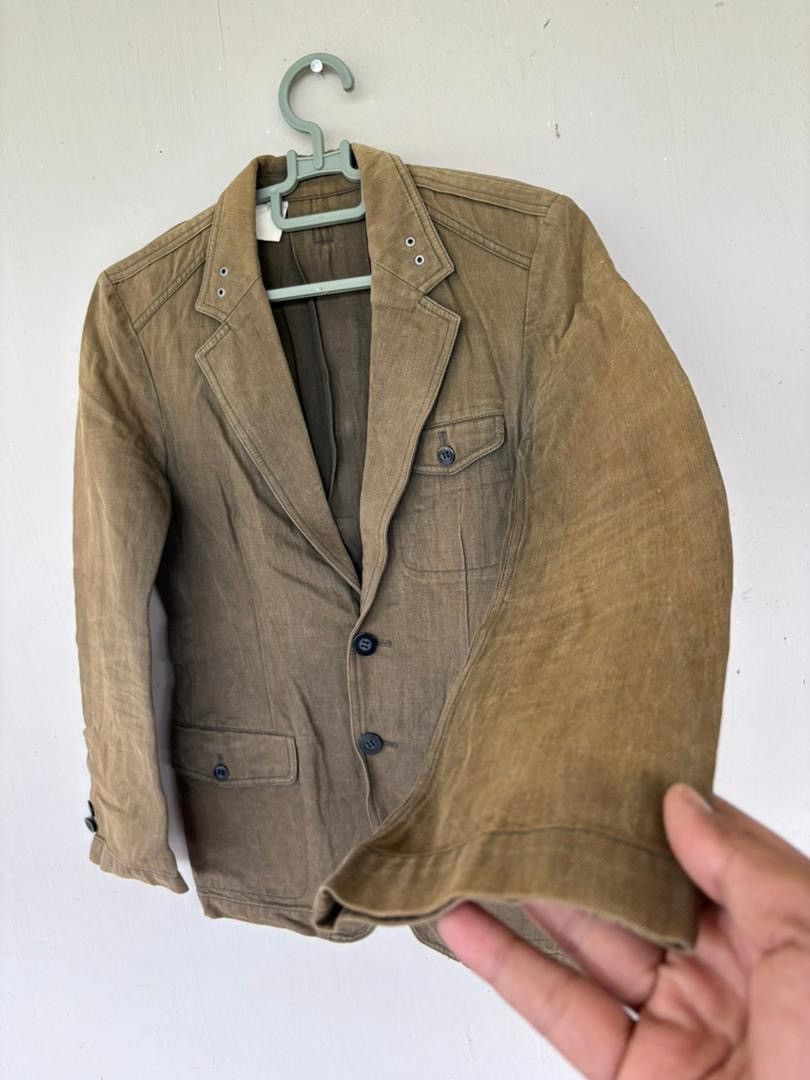 N.Hoolywood N. Hollywood Jacket Olive Color Nice Design Size US S / EU 44-46 / 1 - 3 Thumbnail