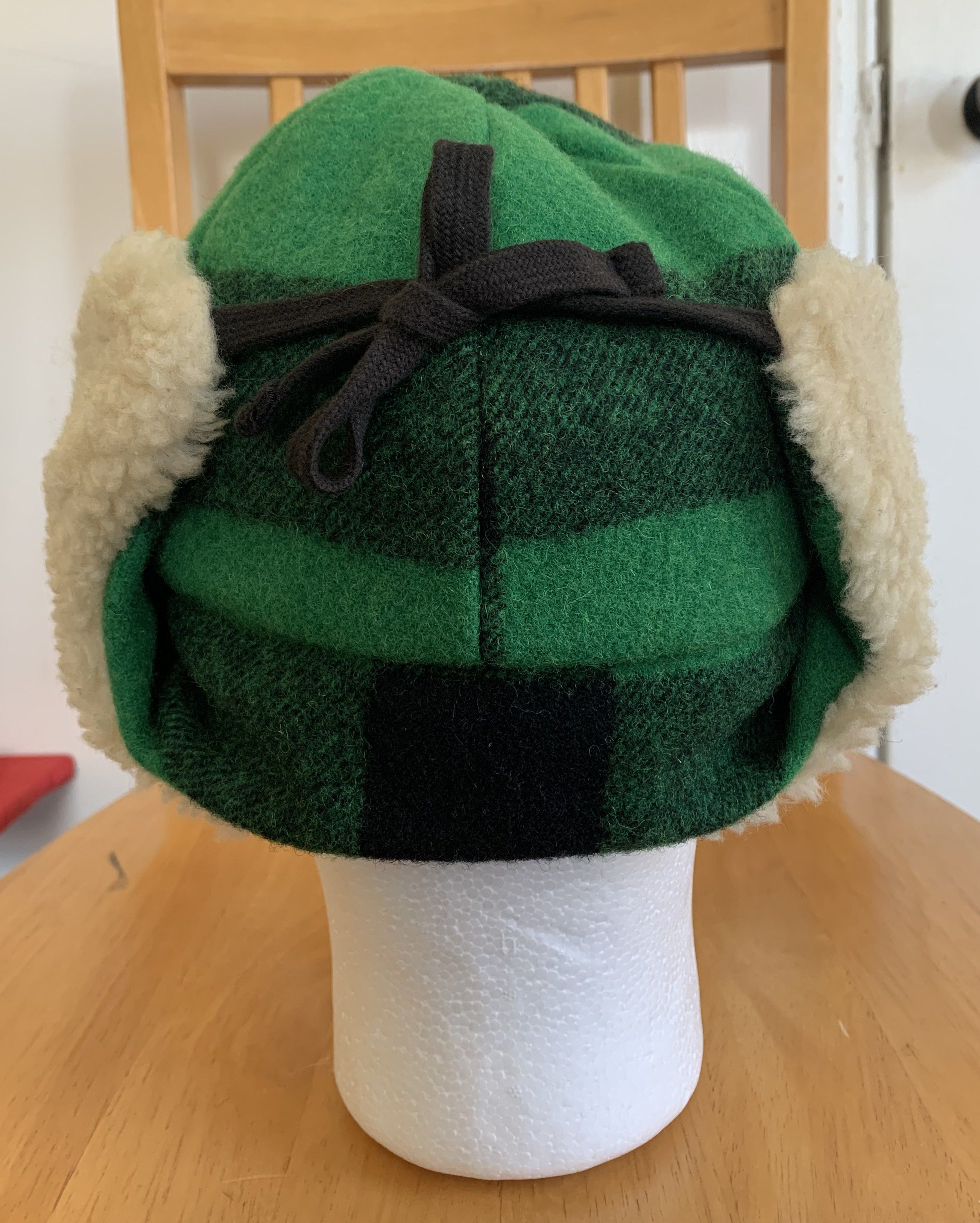 Number (N)ine FW08 Wool Check Hat Size ONE SIZE - 10 Thumbnail