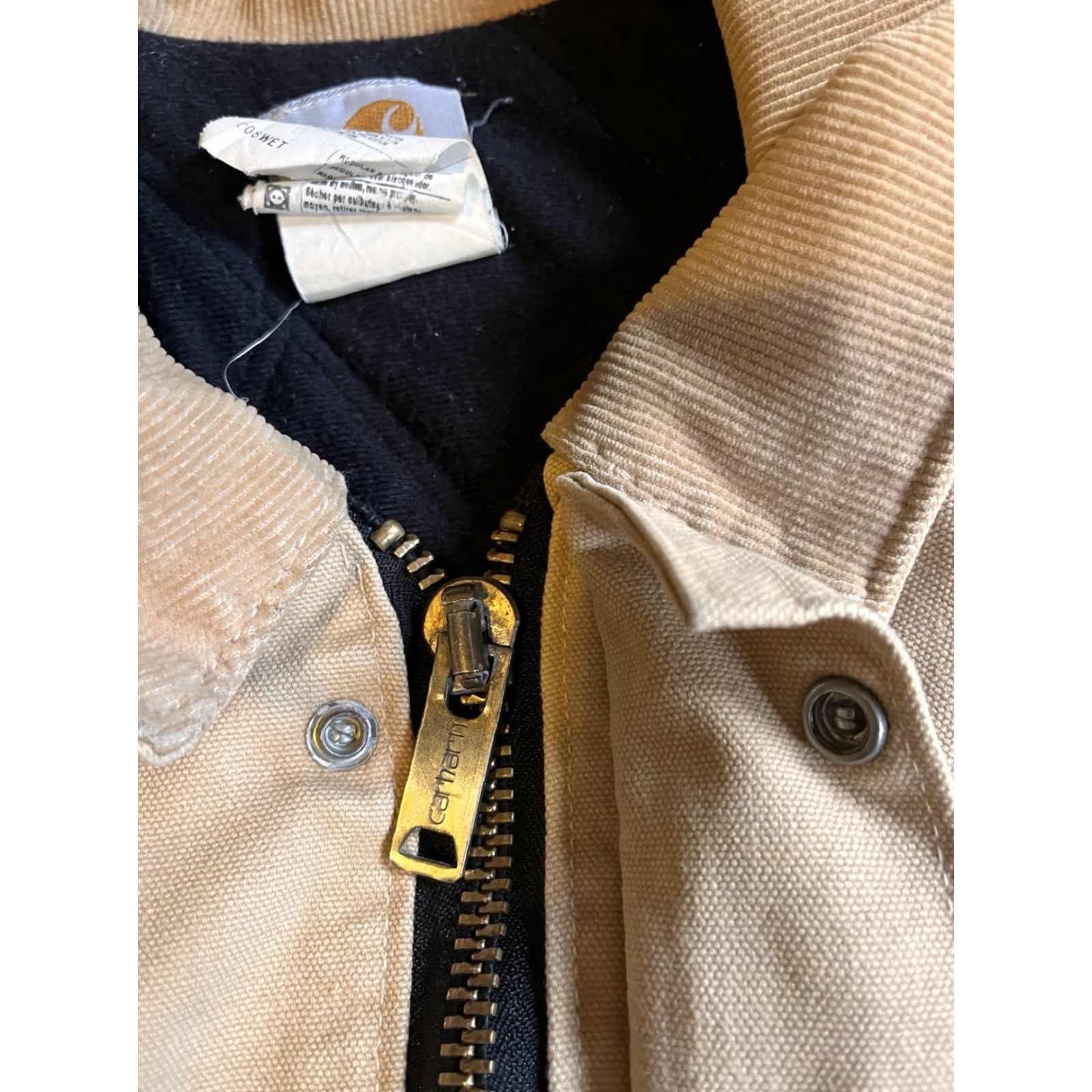 Carhartt VINTAGE Carhartt C08 WET Quilt Lined Chore Coat Men’s 2XL Beige Duck Canvas USA WET C08 Grunge Outdoor Retro USA Mens Size US XXL / EU 58 / 5 - 7 Thumbnail