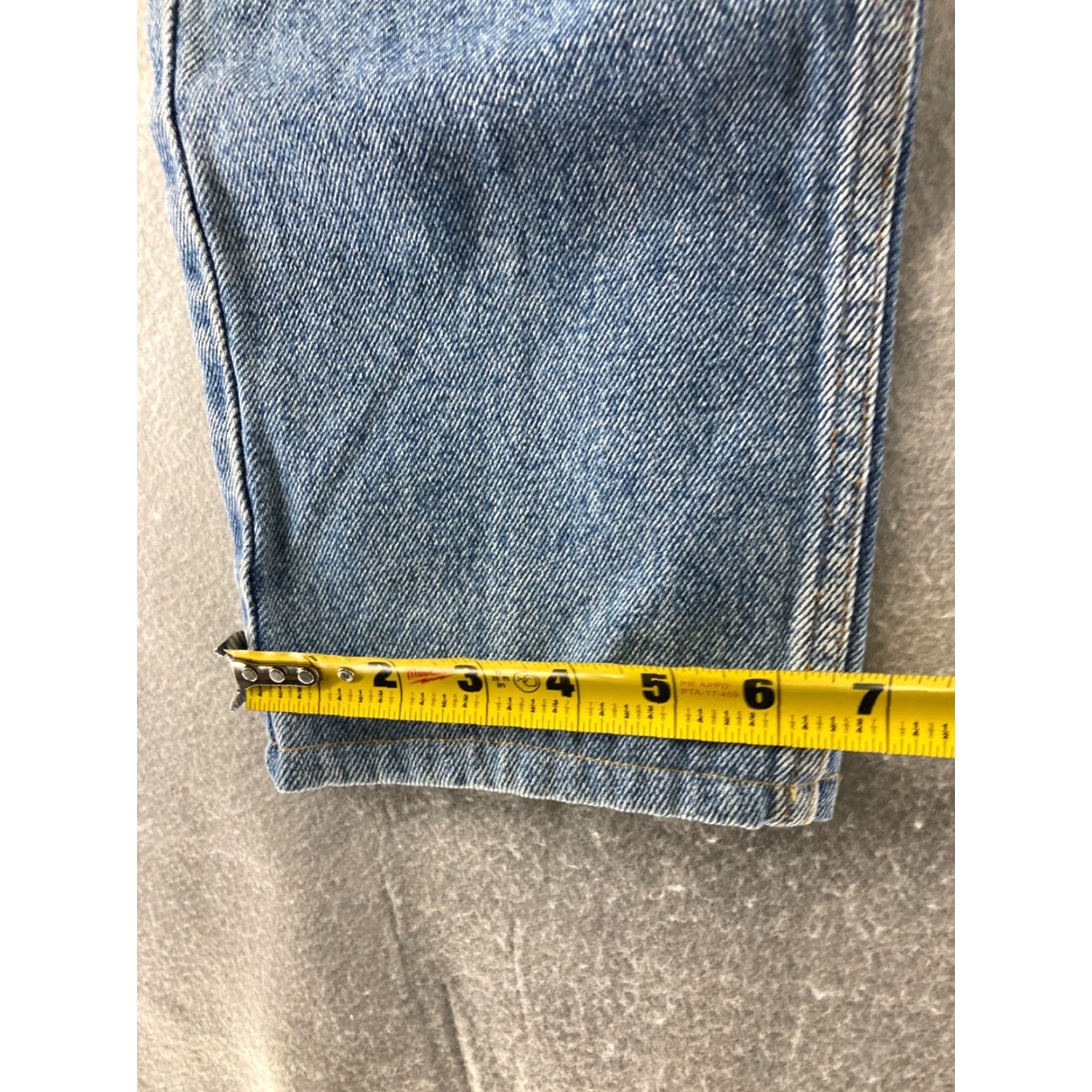 Levi's VINTAGE Levi's 550 Jeans Womens 14x34 Relaxed Tapered High Rise Mom Blue Denim Jeans 14 Womens Size 36" / US 14 / IT 50 - 6 Thumbnail