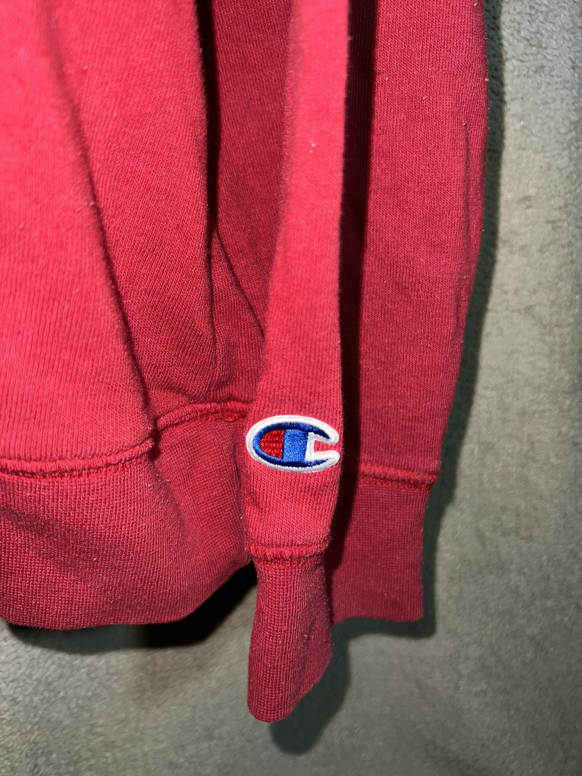 Champion × Vintage Vintage champion cardinal red usc Trojans hoodie Sz L Size US L / EU 52-54 / 3 - 3 Thumbnail
