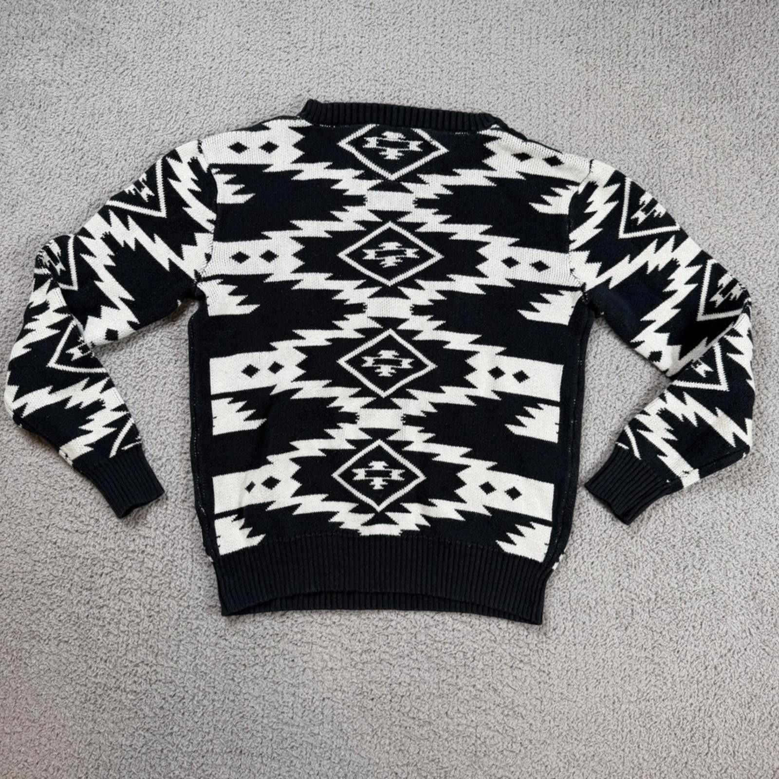 The Narrows The Narrows Mens Southwestern Geometric Intarsia Knit Size US S / EU 44-46 / 1 - 3 Thumbnail