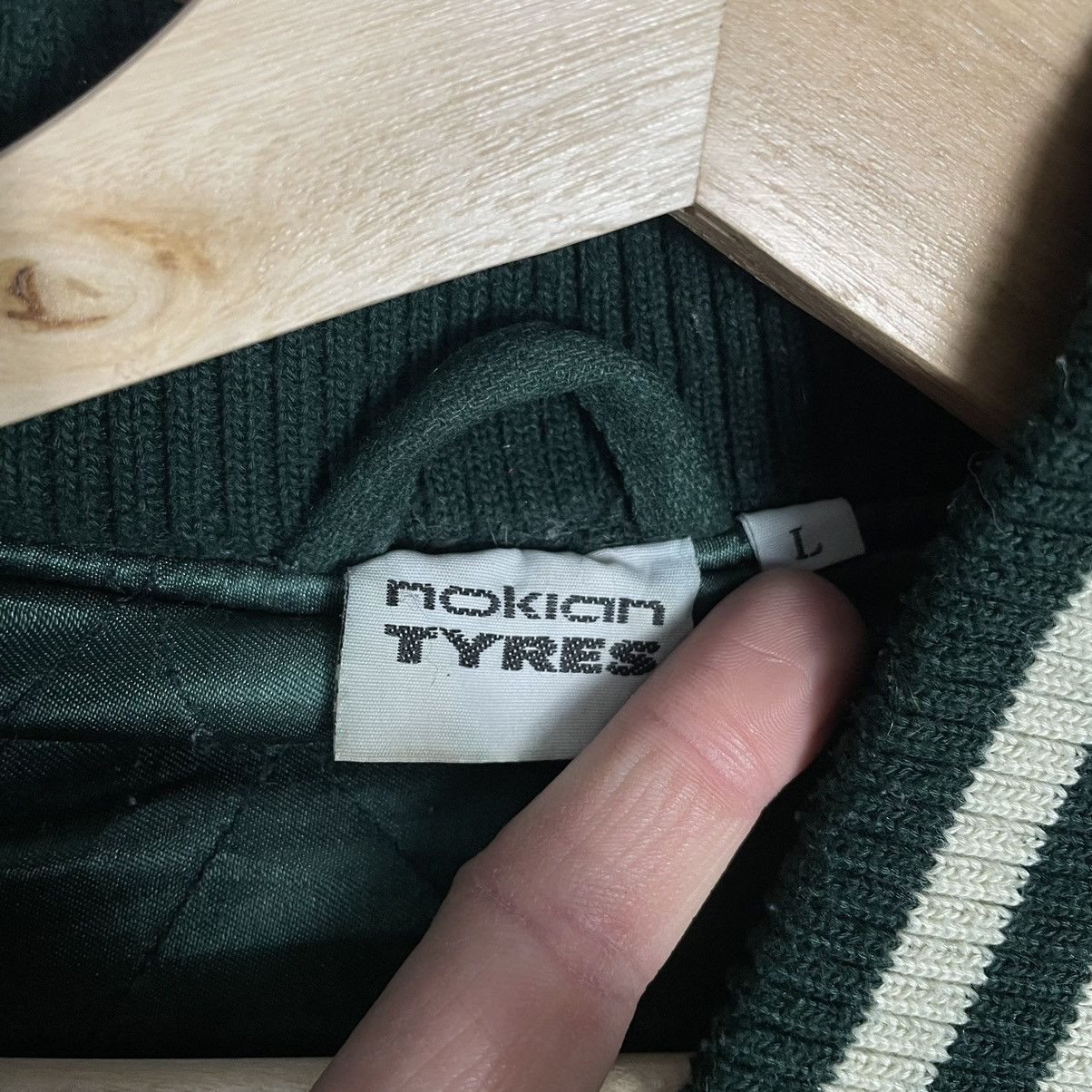 NASCAR × Vintage Vintage 90s Nokian Tyres Bomber Jacket NASCAR Racing Rare Size US L / EU 52-54 / 3 - 7 Thumbnail