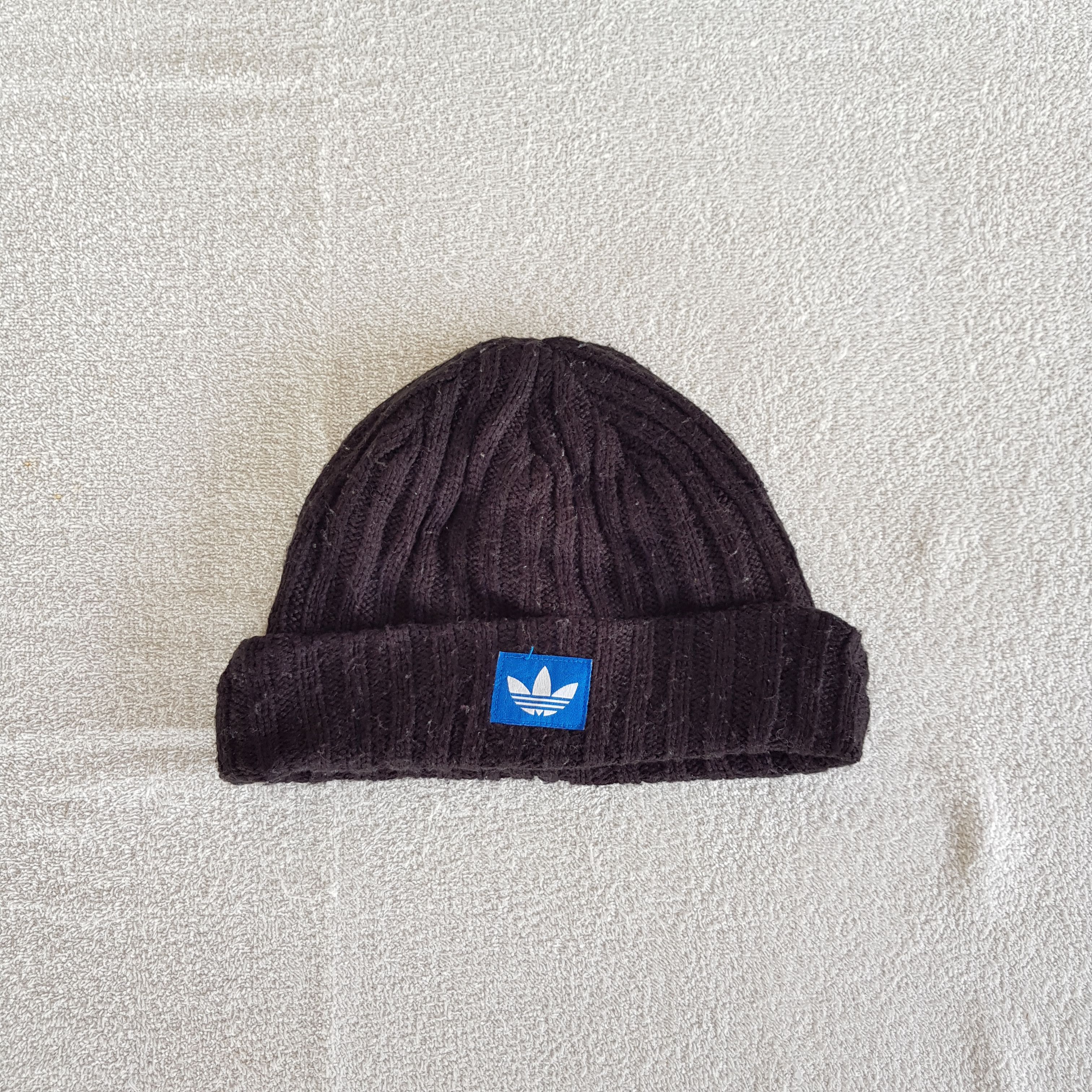 Adidas Vintage Adidas Beanie Y2K Sportswear Snow Caps Hats Size ONE SIZE - 5 Thumbnail