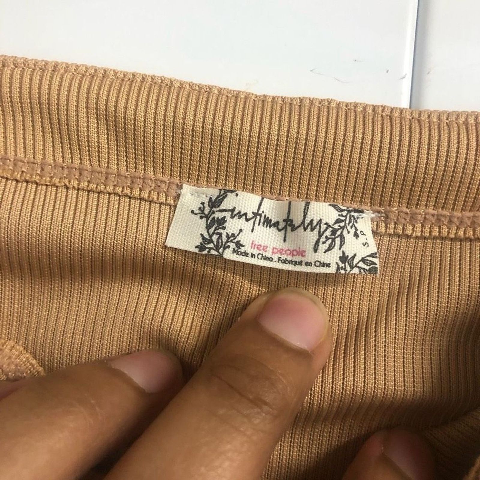 Free People Free People NWT On Your Side Bodysuit Ruched Tan, Size Small Size S / US 4 / IT 40 - 5 Thumbnail