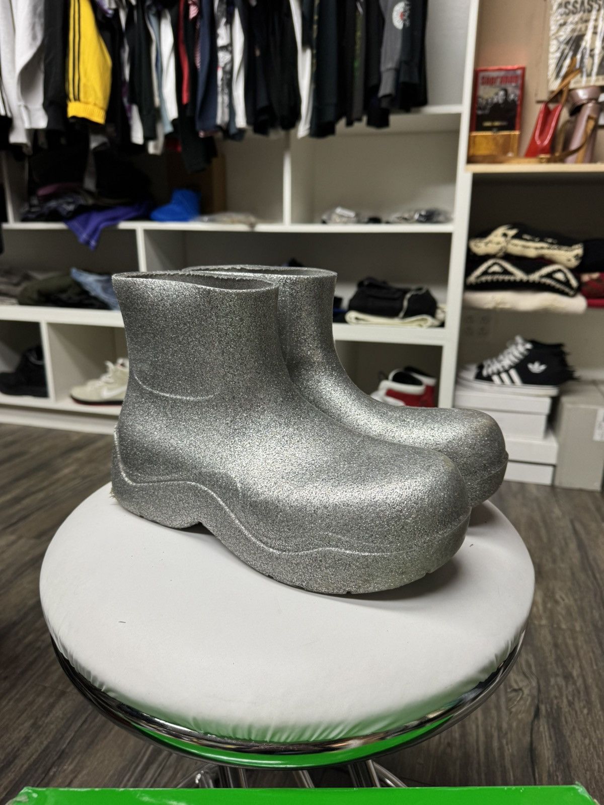 Bottega Veneta bottega Veneta Glitter Puddle Boots Size US 10.5 / EU 43-44 - 2 Thumbnail