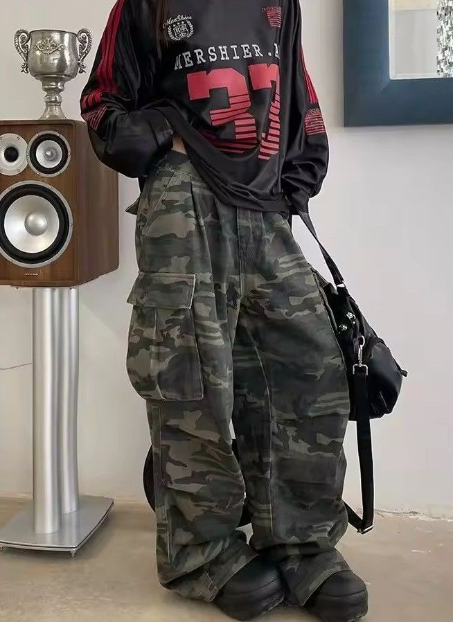 Japanese Brand Camo Cargo Pant Size 34" / US 12 / IT 48 - 9 Thumbnail